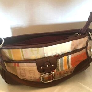 E AIGNER QUILTED PATTERN shoulderbag